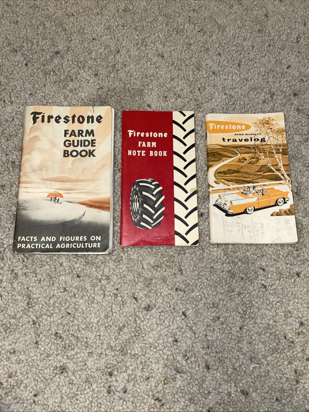 Vintage 1939 Firestone Farm Guide Book 1948 & 1950 Firestone Travelog